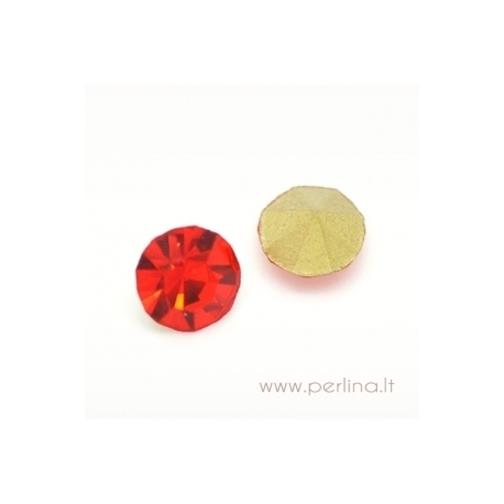 Crystal rhinestone, red, SS16, 1 pc