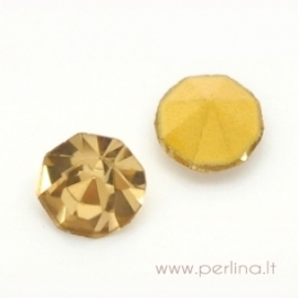 Crystal rhinestone, yellow, SS16, 1 pc