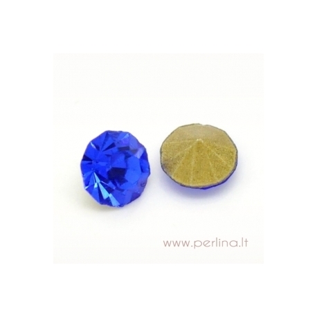 Crystal rhinestone, blue, SS16, 1 pc