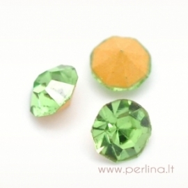 Crystal rhinestone, green, SS16, 1 pc