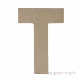 Kartoninė raidė T, 20x14,5x2,5 cm