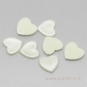 Acrylic embellishment "Heart", 14x14 mm, 1 pc