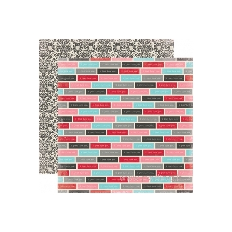 Popierius "Just Love You", 30,5x30,5 cm