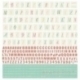 Raidžių lipdukai "Alphabet Stickers", 30,5x30,5 cm