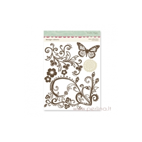 Rub-ons "Mia Collection", 12,7x15,24 cm