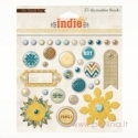 Dek.vinukai "Indie Chic", 35 vnt.