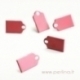 Dek.vinukas "Pink tags", 1 vnt.