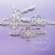 Kartoninė detalė "Ornamentas - Paryžius", 4 vnt.