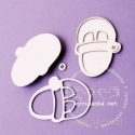 Chipboard "Children shoes", 2 pcs