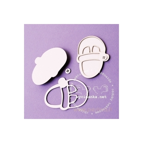 Chipboard "Children shoes", 2 pcs