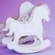 Chipboard "Rocking horses", 5 pcs