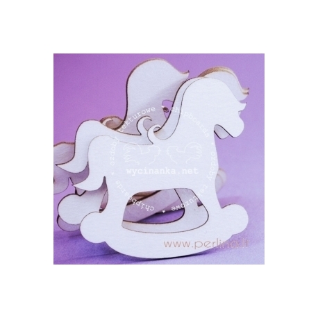 Chipboard "Rocking horses", 5 pcs