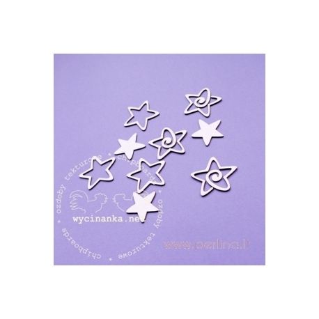 Chipboard "Let It Snow 16", 9 pcs