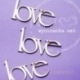 Chipboard "Love", 3 pcs