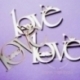Chipboard "Love - shoes and mustache", 3 pcs