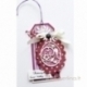 Chipboard "Easter eggs with flowers", 3 pcs