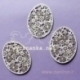 Chipboard "Lacy Easter eggs", 3 pcs