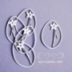 Chipboard "Easter egg - Narcissus", 5 pcs