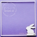 Chipboard "Frame with rabbit", 1 pc