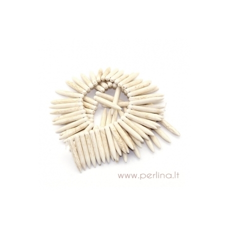 Howlite Bead, 34x5 mm, 1 PC