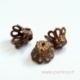 Bead cap, copper, 7x5 mm