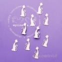 Chipboard "Cats", 10 pcs