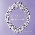 Chipboard "BLUEBERRY SWIRLS - big frame", 1 pc