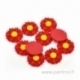 Resin Flower Embellishment, 27x27 mm