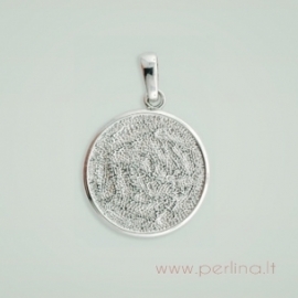 DeCoRe Round Pendant With Bezel, 45 mm