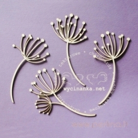 Chipboard "Fullness of summer", 4 pcs