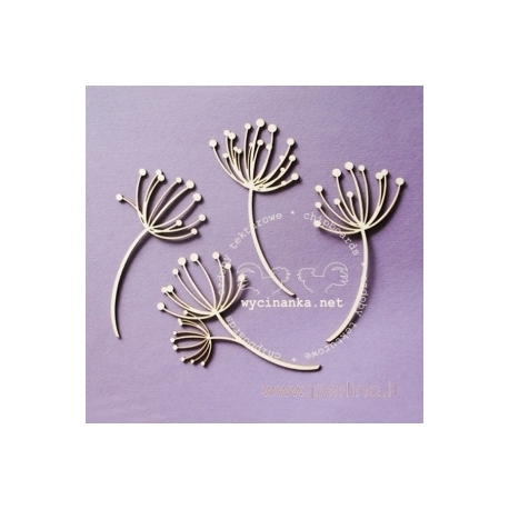 Chipboard "Fullness of summer", 4 pcs