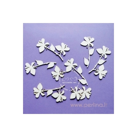 Chipboard "Garden - Apple blossom", 8 pcs