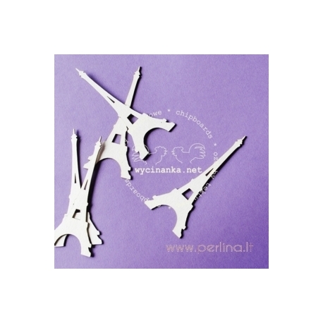Chipboard "Eiffel Tower", 5 pcs