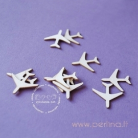 Chipboard "Airplane", 10 pcs