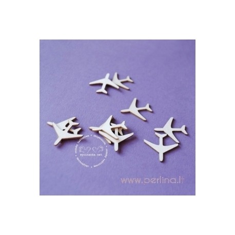 Chipboard "Airplane", 10 pcs