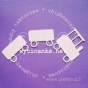 Chipboard "Train", 3 pcs