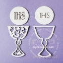 Chipboard "Communion", 2 pcs