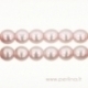 Glass pearl, soft pink, 3 mm, 10 pcs