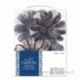 Paper flower petals "Big Bloomers - Parisienne Blue", 32 PCs