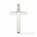Connector finding "Cross", antique silver, 25x14 mm