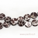Colored shell bead, 20 mm