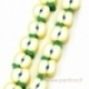 Clay bead "Apple fruit", ~10x11x4 mm