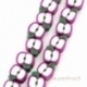 Clay bead "Apple fruit", ~10x11x4 mm