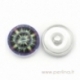 Glass Chunk Button "Illusion", 18 mm