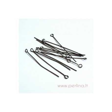Juodos sp. smeigtukas, 40x0,7 mm, 10 vnt.