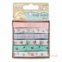 Ribbons "Kraft Notes", 6 vnt.