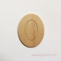 Medinis skaičius, nulis, 6,8x5,2 cm
