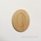 Medinis skaičius, nulis, 6,8x5,2 cm