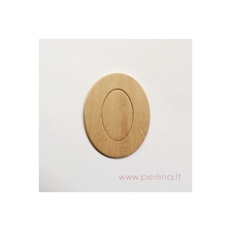 Medinis skaičius, nulis, 6,8x5,2 cm