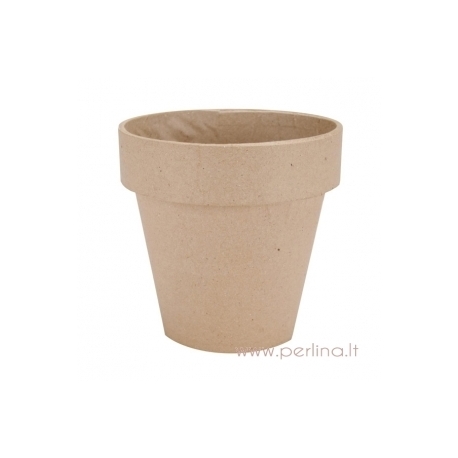 Paper-Mache Flower Pot, 12,5x12,5 cm